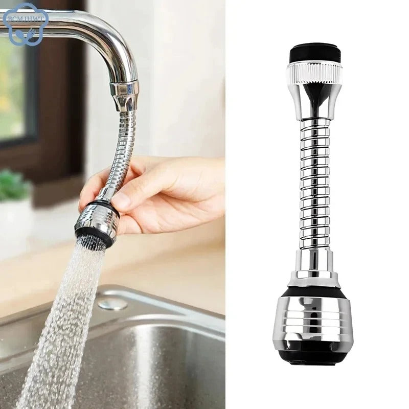 360° Rotating Kitchen Faucet Pressurized Anti-Splash Extended Filter Foam Universal Faucet Head Sprayer for Kitchen